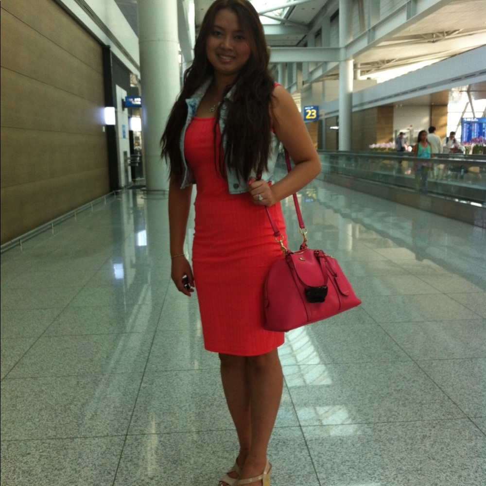 Orange dress